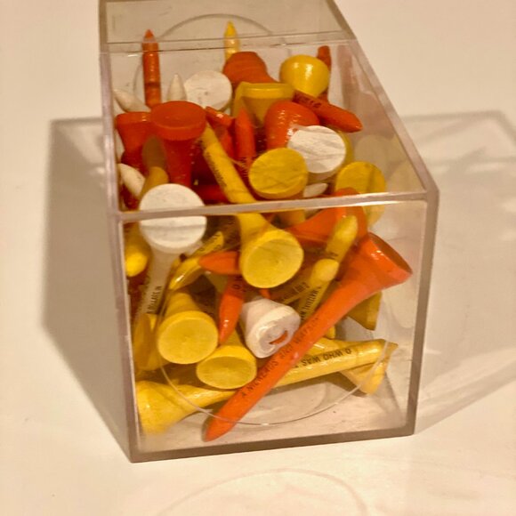 Golf Tee Trivia Set | Vintage Golf Collectible | Fun Sports Trivia Game - Picture 5 of 6